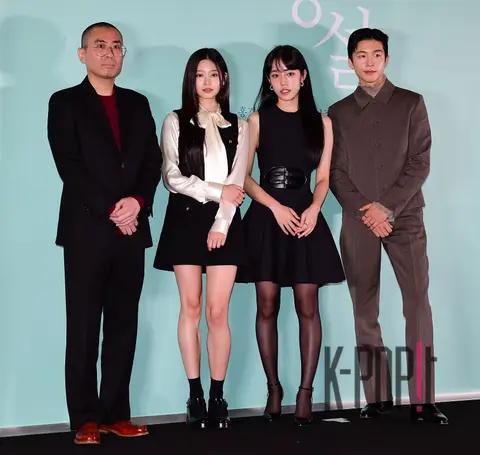 Hong Kyung, Noh Yun-seo, Kim Min-joo, Director Jo Sun-ho — Chungseol Press Screening
