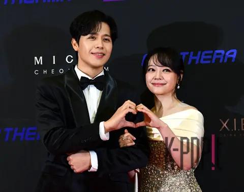 Son Jun-ho, Kim So-hyun — Asia Model Awards Red Carpet
