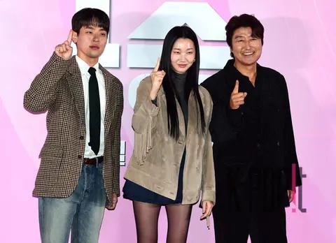 Song Kang-ho, Park Jung-min, Jang Yoon-ju — One Win Press Screening