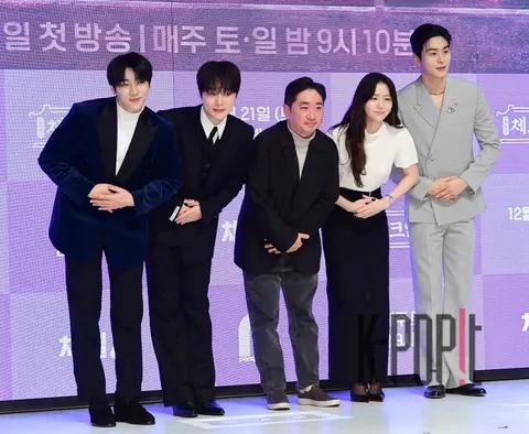 Bae In-hyuk, Kim Ji-eun, Jung Geon-ju, Park Jae-chan, Myung Hyun-woo — Check In Hanyang Production Briefing