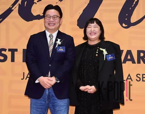 Suh Kyung-duk, Lee Su-ji — Korea First Brand Awards Red Carpet