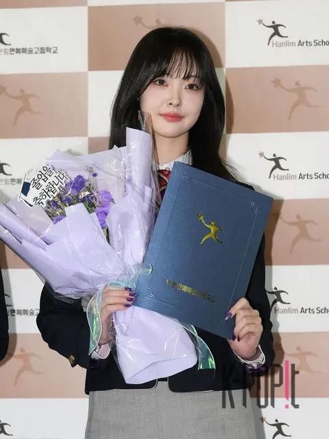 Lin (tripleS) — Hanlim Arts High School Graduation — 2025-02-17