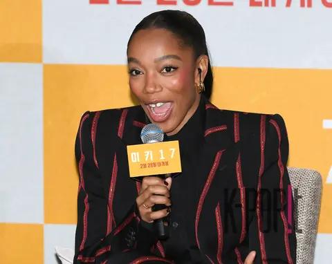 Naomi Akkie — Mickey 17 Korea Press Conference