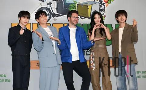 Ryu Su-young, Fabri, Hwang Gwang-hee, Shin Hyun-ji, Bae In-hyuk — Street Rice Bowl Seller Production Briefing