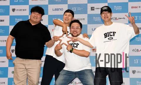 Byun Ki-soo, Tak, Song Young-gil, Kim Tae-won — Busan Naver Webtoon Festival Press Conference