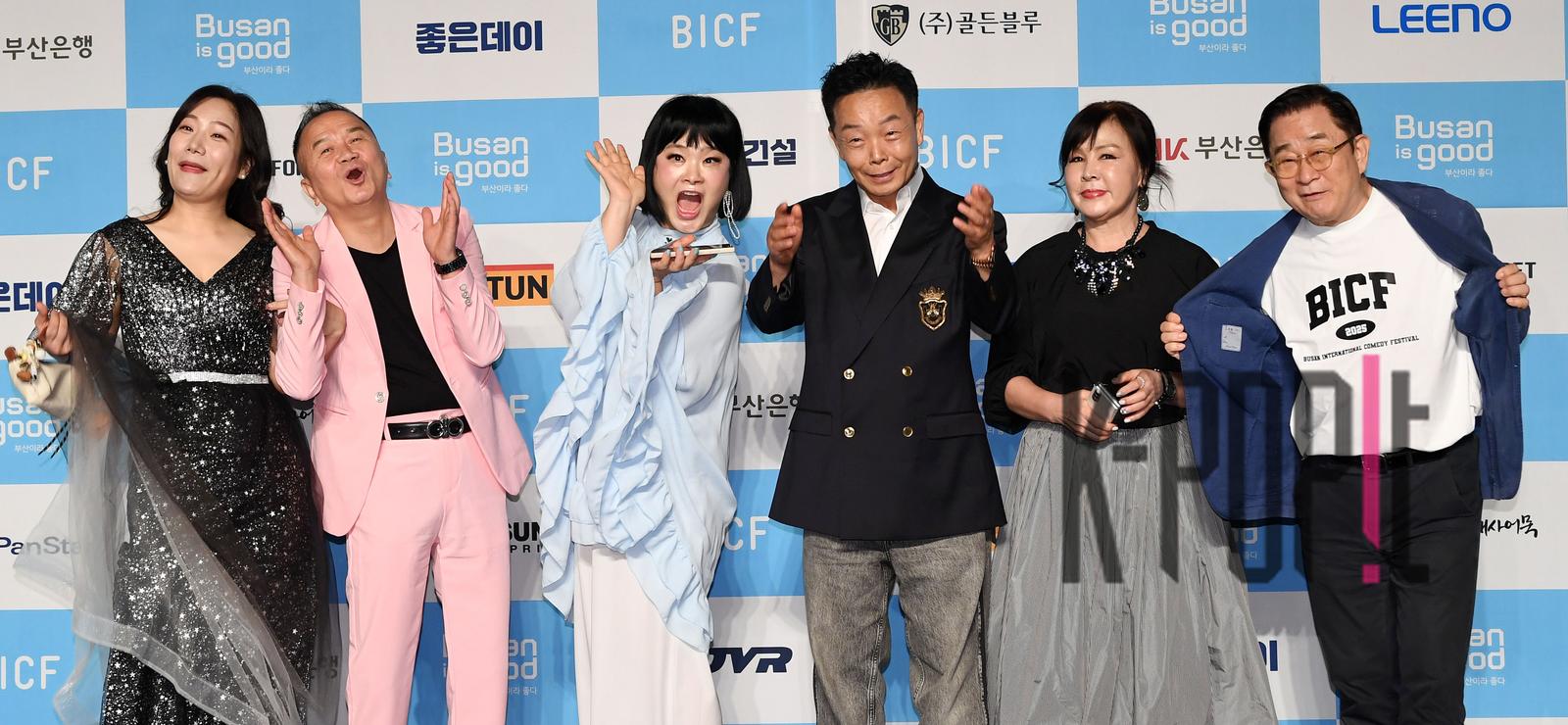 Kim Songhee, Bae Young-man, Ji Young-ok, Kim Hak-rae, Lee Seonmin, Lee Hong-ryeol — Bucheon International Fantastic Film Festival Blue Carpet — 2025-08-29