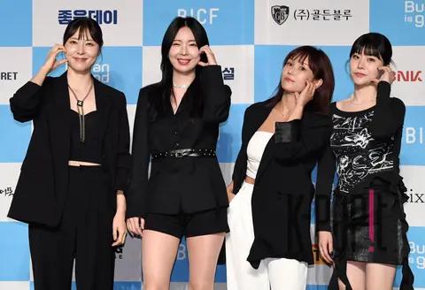 Park So-ra, Hwang Jung-hye, Hong Ye-sul, Choi Hee-ryeong — Bucheon International Fantastic Film Festival Blue Carpet
