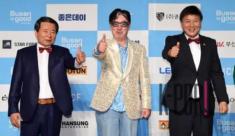 Lee Kyung-shin (Chairman), Yun Soo-il, Choi Jae-ho, Chairman of Changwon Chamber of Commerce and Industry — Bucheon International Fantastic Film Festival Blue Carpet