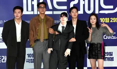 Kang Ha-neul, Kim Young-kwang, Kang Young-suk, Han Sun-hwa — First Ride Press Screening