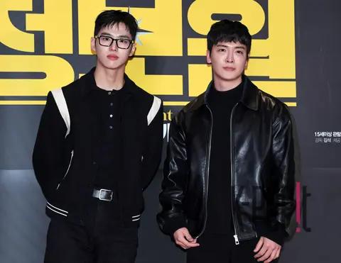Hong Seok, Kim Jun-sik — Jungbo War VIP Premiere